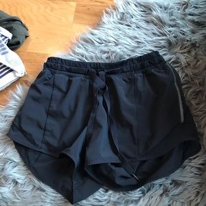 Black lululemon shorts